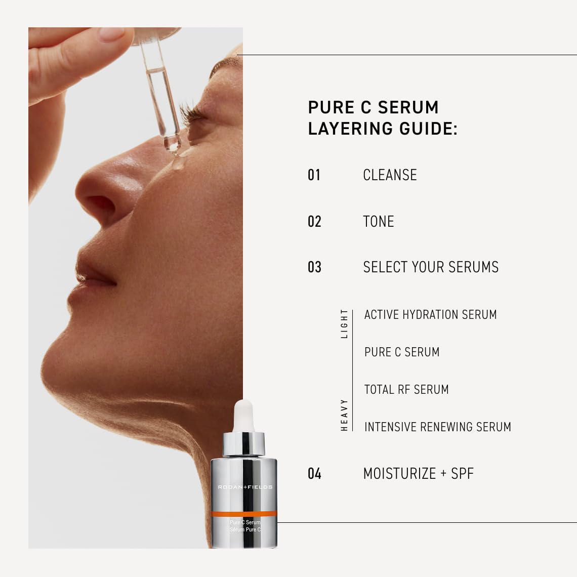 Rodan + Fields Pure C Serum | 10% Ascorbic Acid Vitamin C Formula for Refined-Looking Skin | Antioxidant Support for Daily Skincare | Water-Free Formula | Non-Comedogenic Facial Serum - Image 9