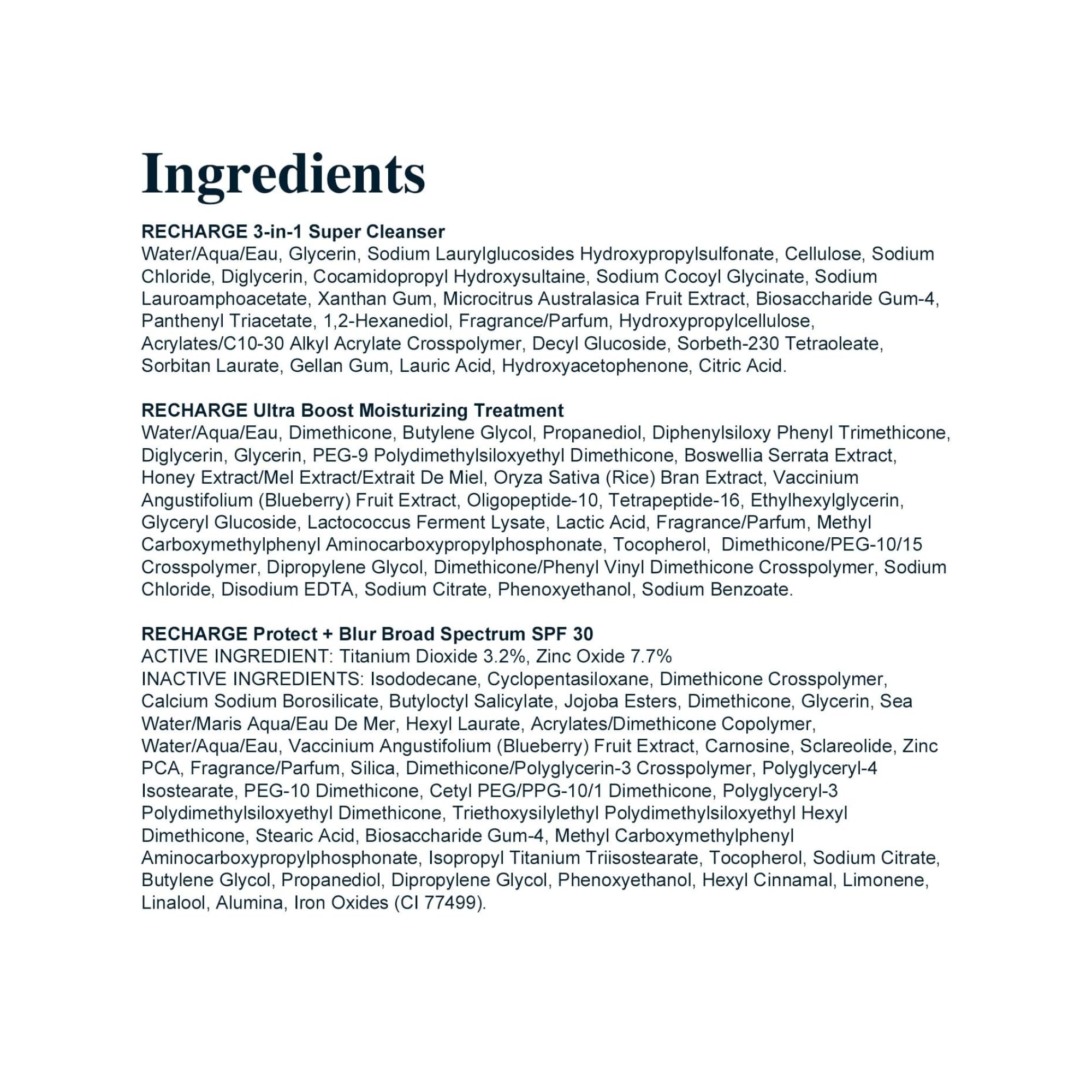 Rodan + Fields RECHARGE Regimen | Steps 1 to 3 | 3 in 1 Super Cleanser, Ultra Boost Moisturizing Treatment & Protect + Blur SPF 30 Sunscreen | Beauty & Skin Care Routine for Healthy Skin - Image 7