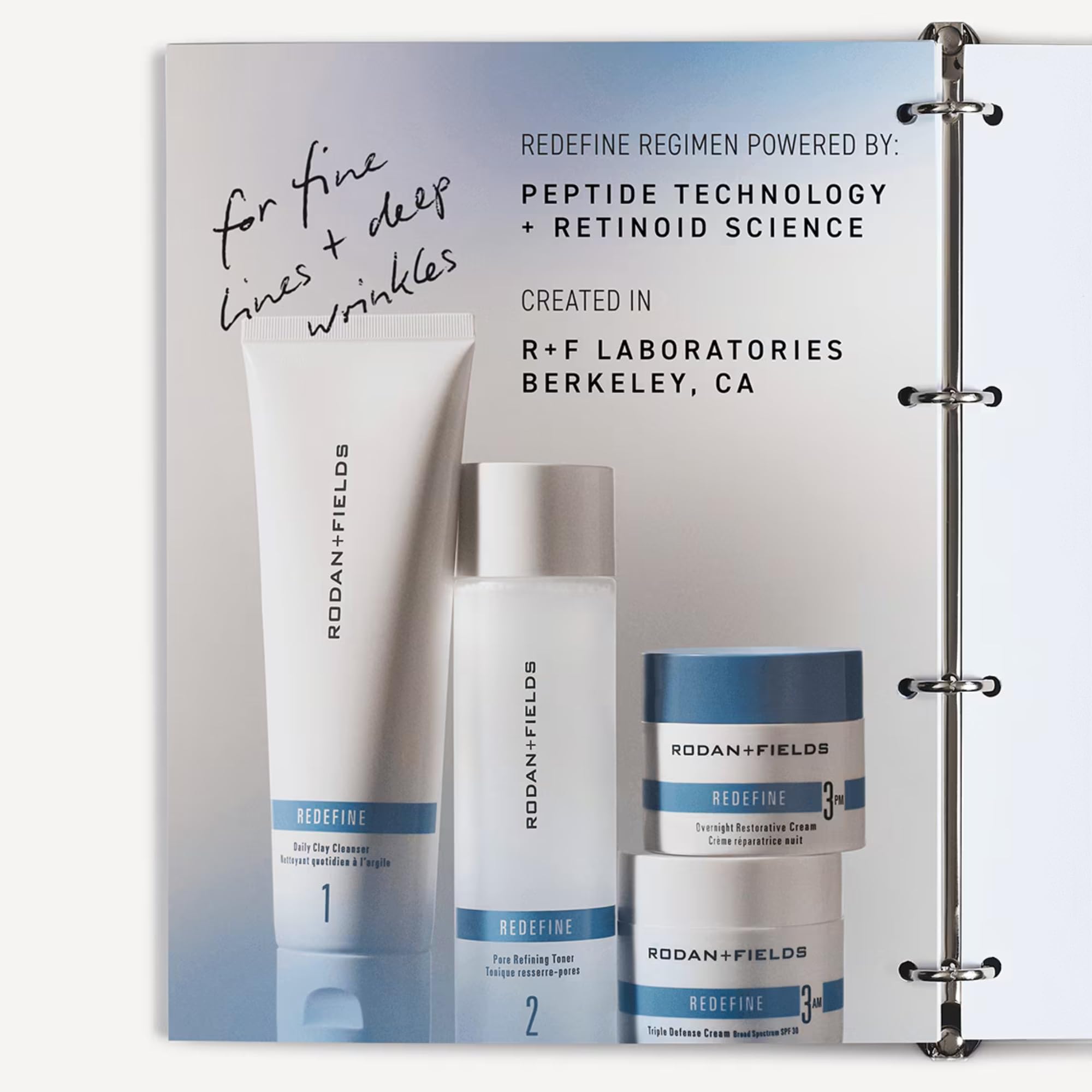 Rodan + Fields Redefine Regimen | Skincare Kit Includes Clay Cleanser, Toner, Triple Defense Cream, & Overnight Cream | Skin Care Gift Set for Women - Image 5