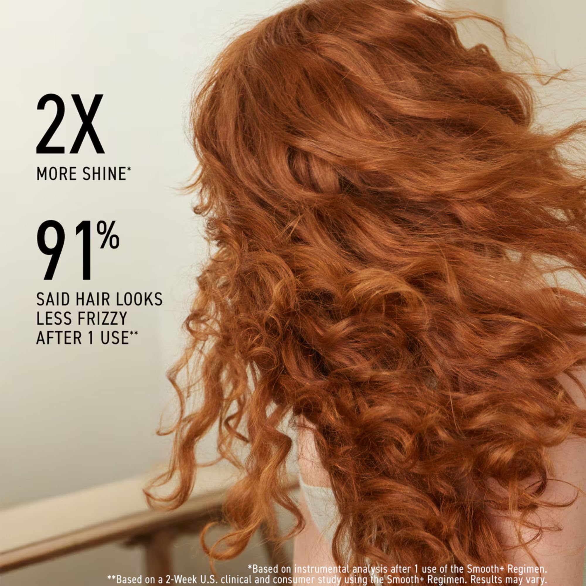 Rodan + Fields Smooth+ Regimen | 3-Step Haircare System with Shampoo, Conditioner & Defrizz+Oil Treatment | Helps Reduce Frizz, Enhance Shine & Improve Manageability for Soft, Smooth Hair - Image 3